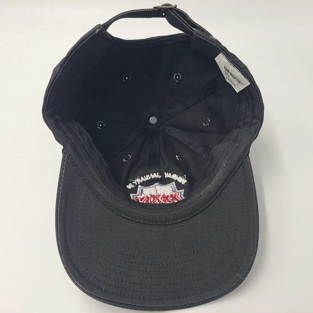 Vintage Super Bowl Hat Strapback Logo‎ Athletic Black NFL XXXIV Atlanta 2000 Men